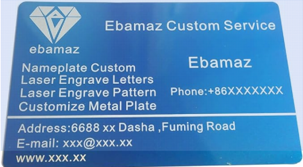 Visitenkarten graviert